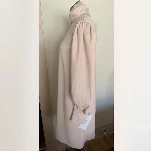 ADEAM NWT Tie Neck Scarf Crepe Shift Dress - Picture 8 of 12